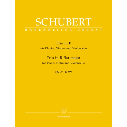 Schubert F. - Piano Trio in B-flat, Op.99 (D.898) (Urtext).