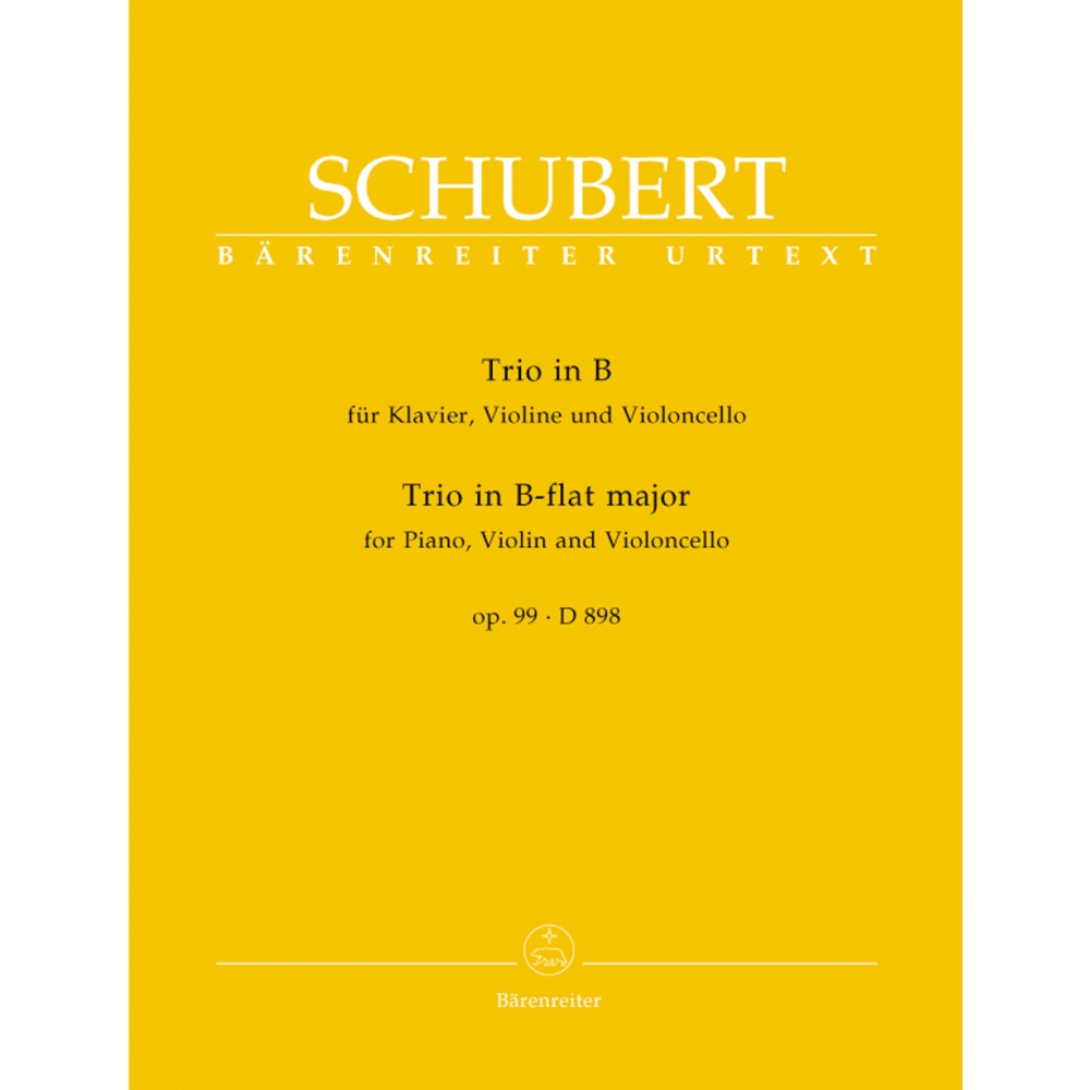 Schubert F. - Piano Trio in B-flat, Op.99 (D.898) (Urtext).