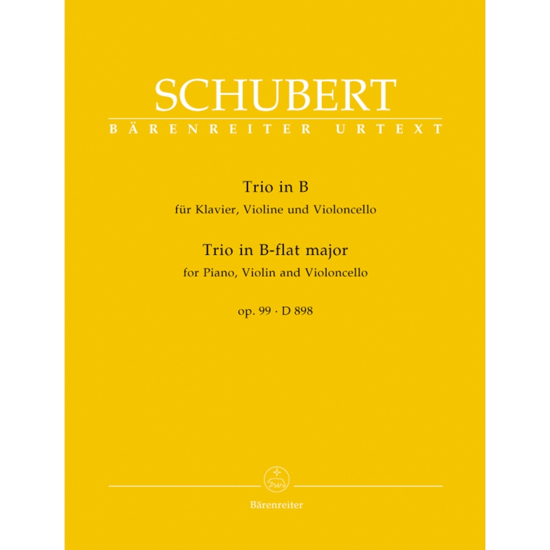 Schubert F. - Piano Trio in B-flat, Op.99 (D.898) (Urtext).