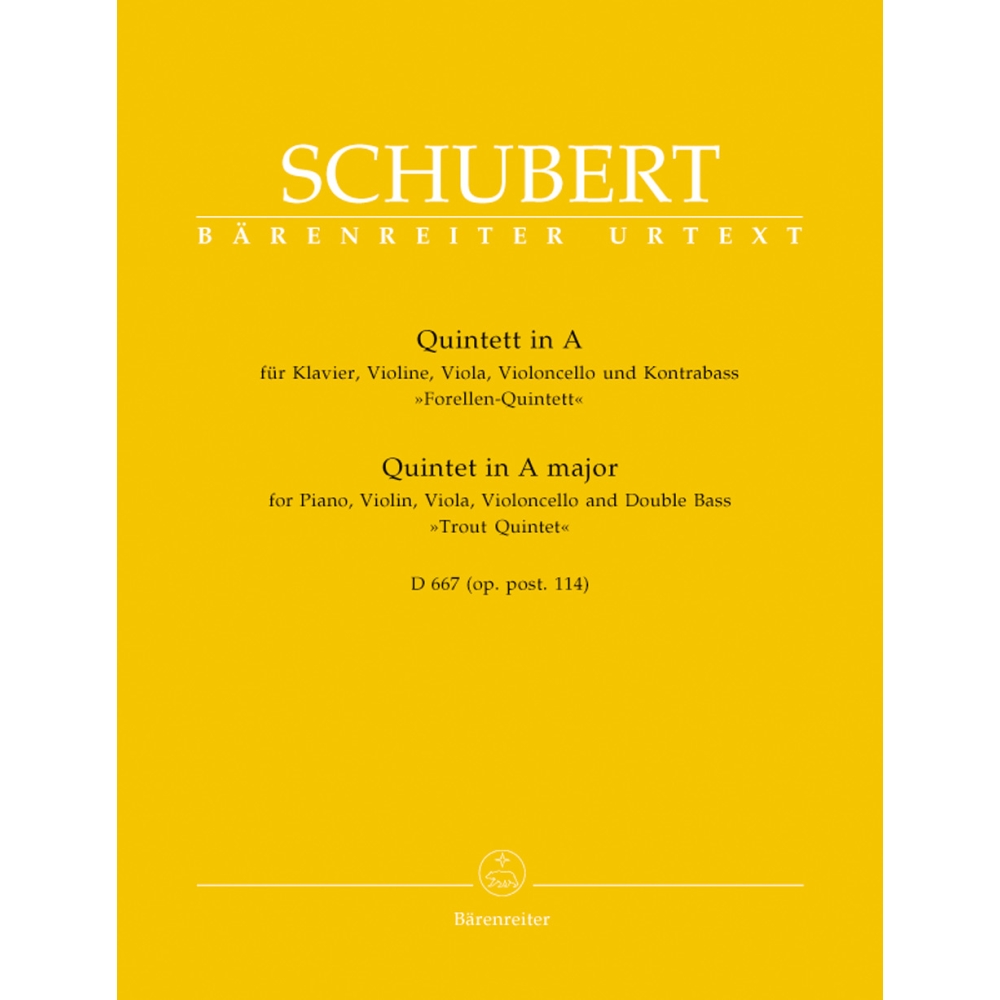 Schubert, Franz - Quintet in A, Op. posth. 114, D 667 (Trout)