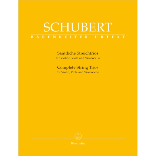 Schubert F. - String Trios Complete (in B-flat D 471, in B-flat D 581 versions