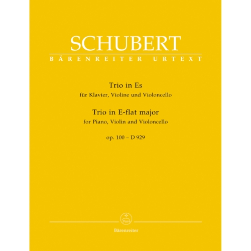 Schubert Franz - Piano Trio in E-flat major