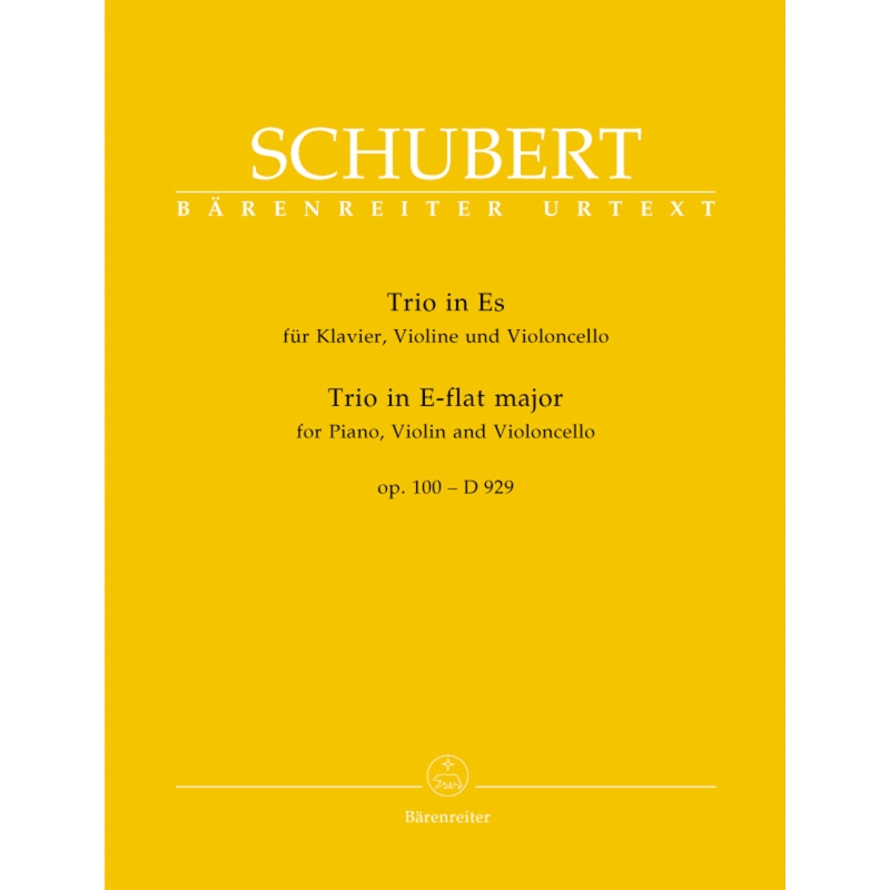 Schubert Franz - Piano Trio in E-flat major