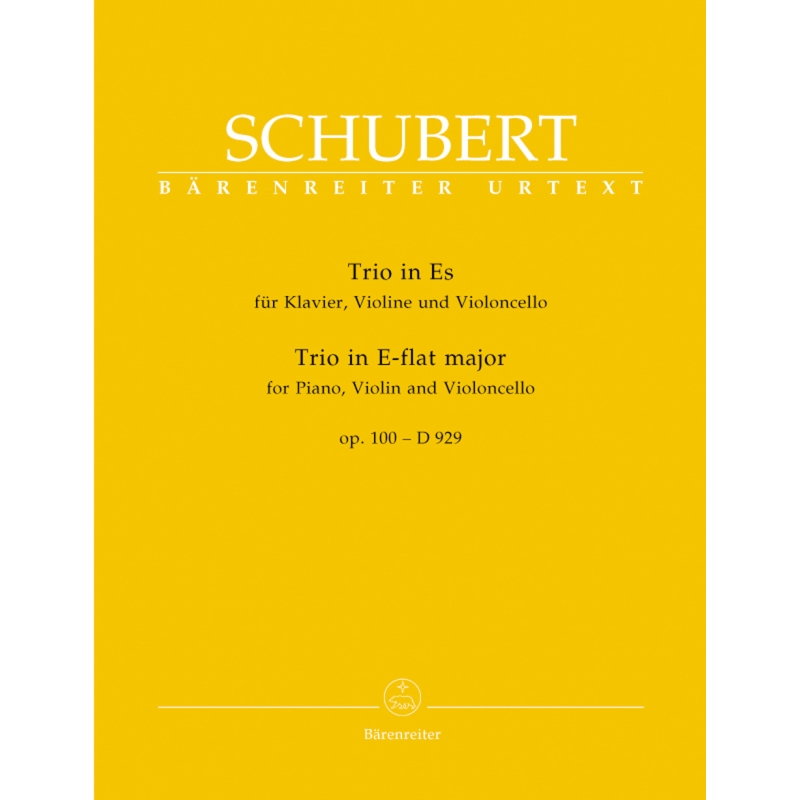 Schubert Franz - Piano Trio in E-flat major