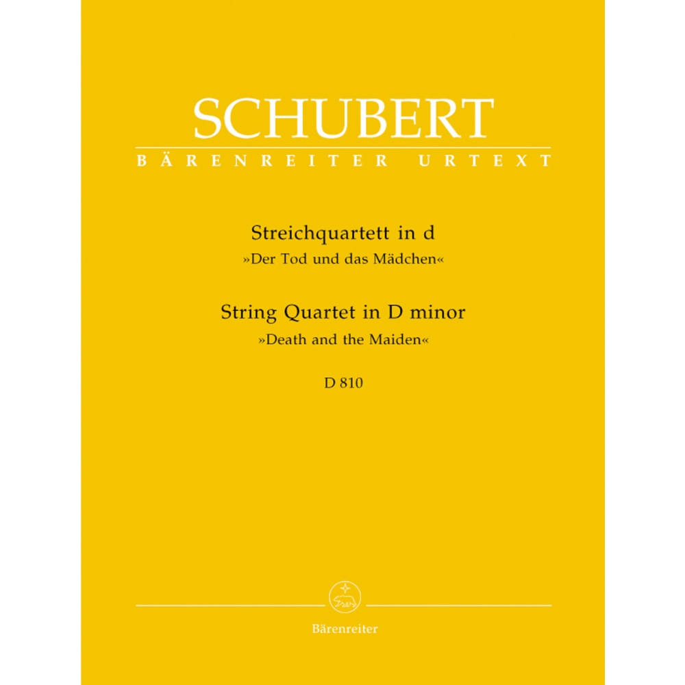 Schubert Franz - String Quartet in D minor (Death and the Maiden) (D.810) (Urtext).