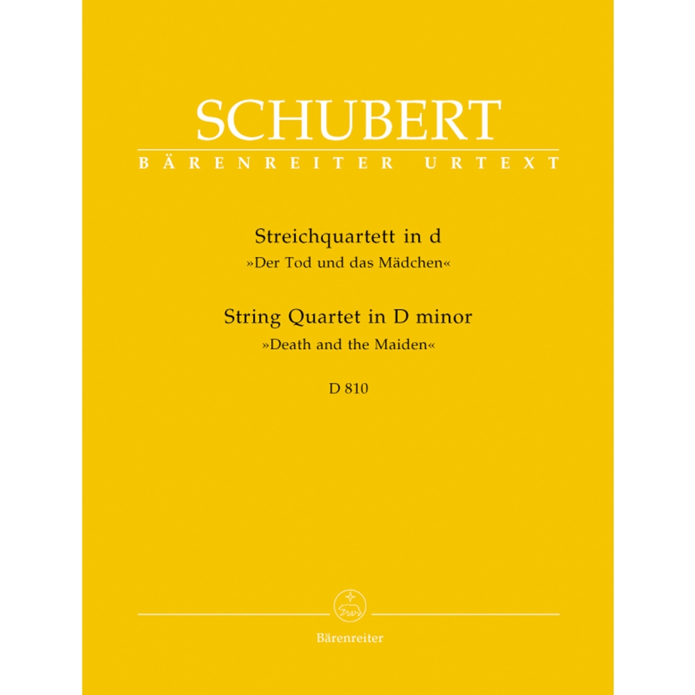 Schubert F. - String Quartet in D minor (Death and the Maiden) (D.810) (Urtext).