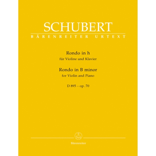 Schubert F. - Rondo in B minor, Op.70 (D.895) (Urtext).