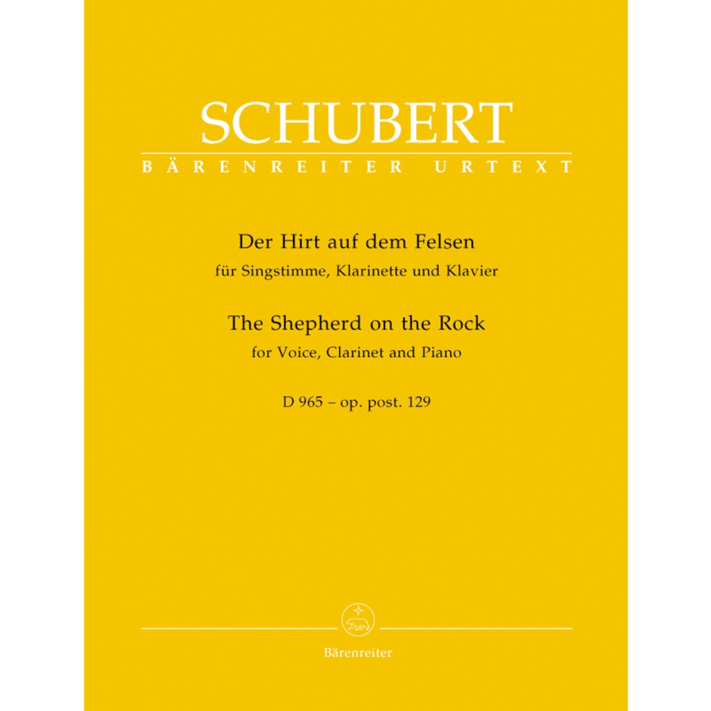 Schubert F. - Shepherd on the Rock, Op.posth.129 (D.965) (G) (Urtext).