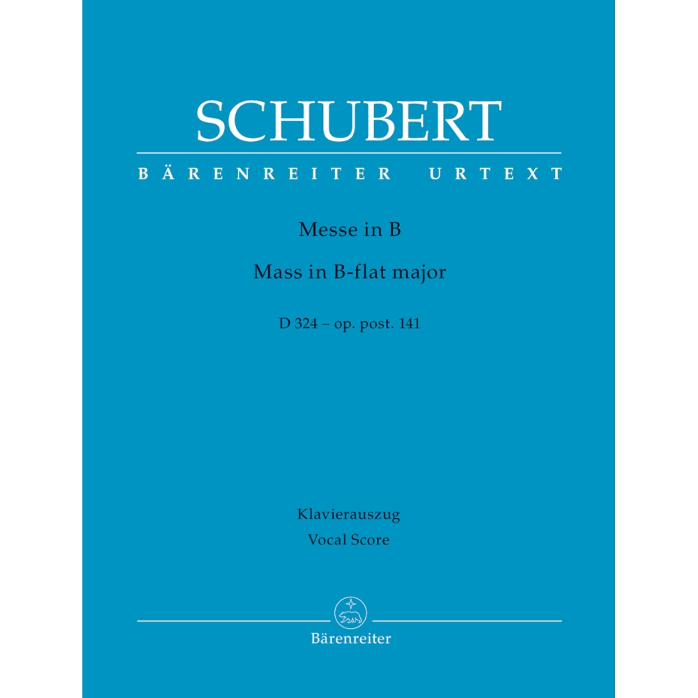 Schubert, Franz - Mass in B-flat op. post. 141 (D.324) (Urtext).
