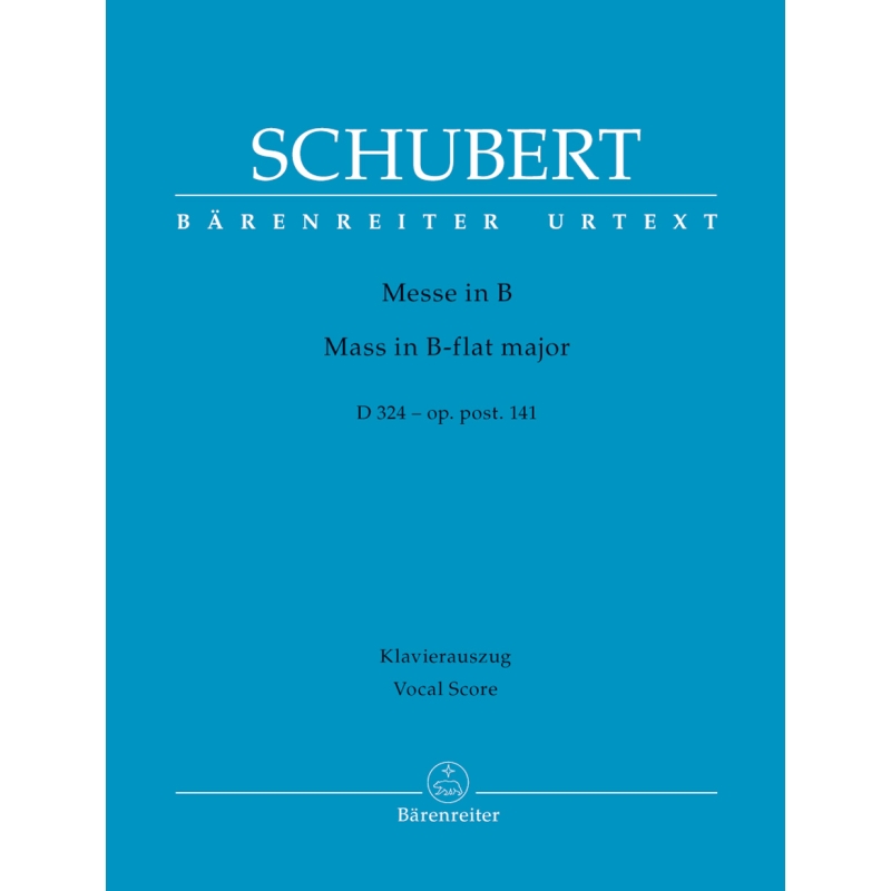 Schubert, Franz - Mass in B-flat op. post. 141 (D.324) (Urtext).