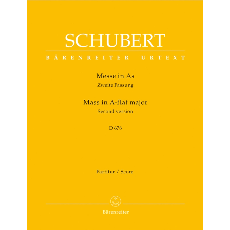 Schubert F. - Mass in A-flat (D.678) (2nd version) (Urtext).
