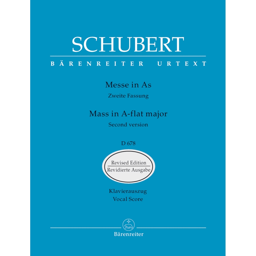 Schubert, Franz - Mass in A-flat (D.678) (2nd version) (Urtext).