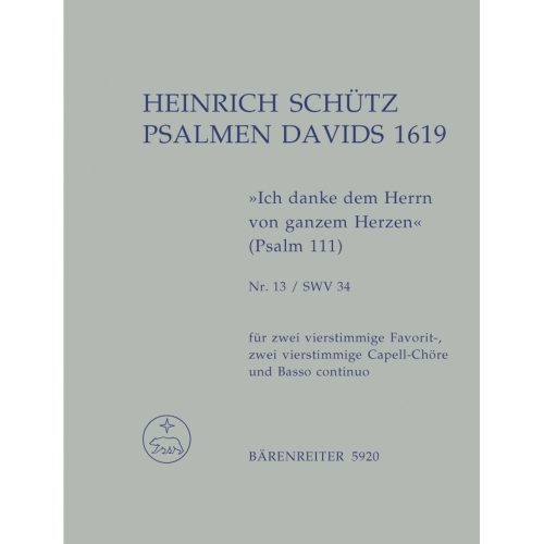Schuetz H. - Ich danke dem...