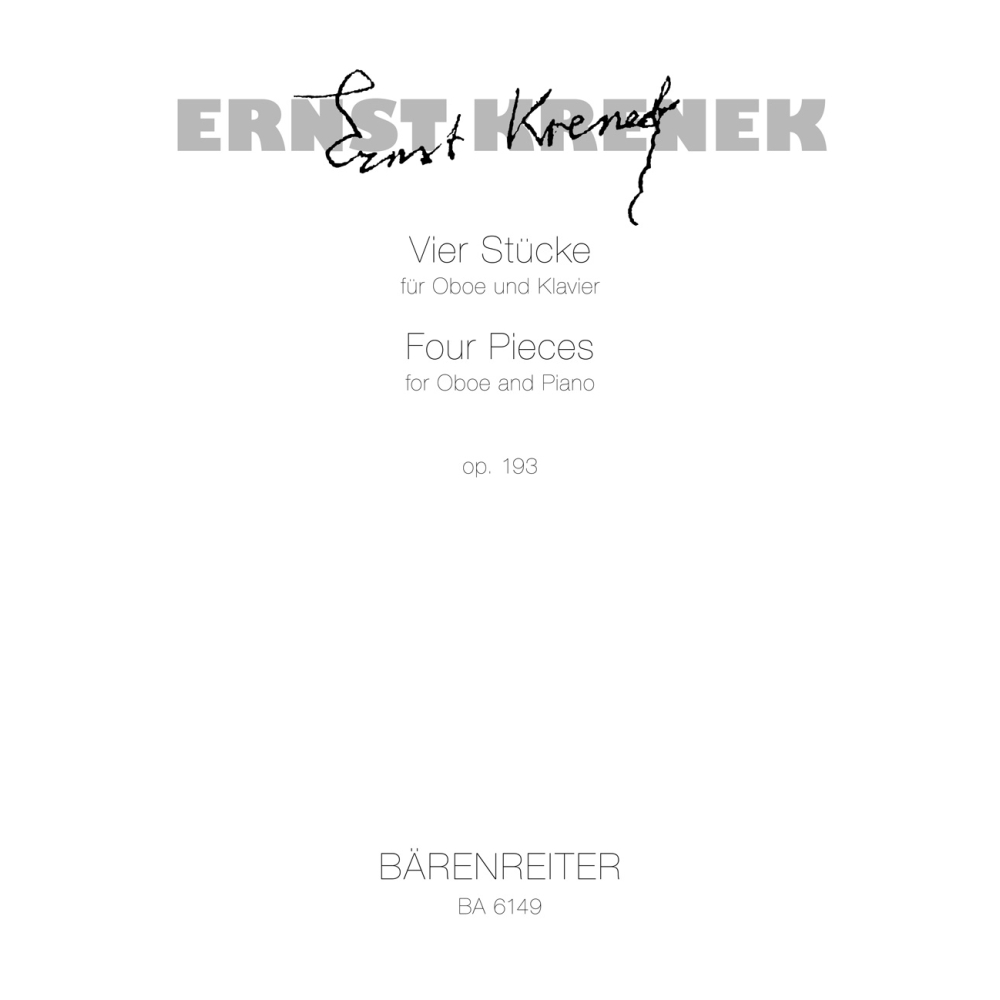 Krenek E. - Pieces (4) Op.193 (1966).