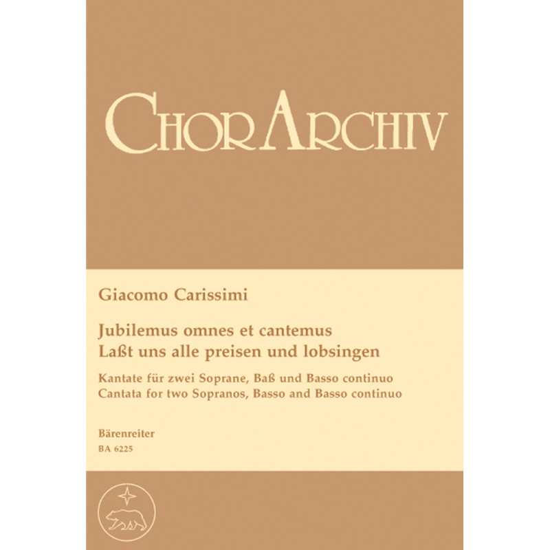 Carissimi G. - Jubilemus omnes et cantemus (L-G).