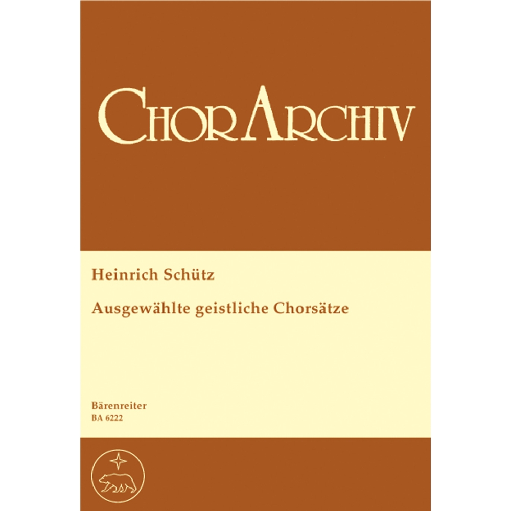 Schuetz H. - Selected Sacred Choral Settings (G).