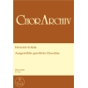 Schuetz H. - Selected Sacred Choral Settings (G).
