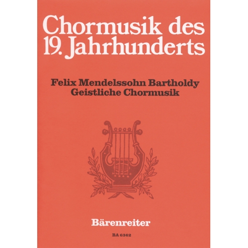 Mendelssohn-Bartholdy F. - Sacred Choral Music. Selected for use in Church Service (G).