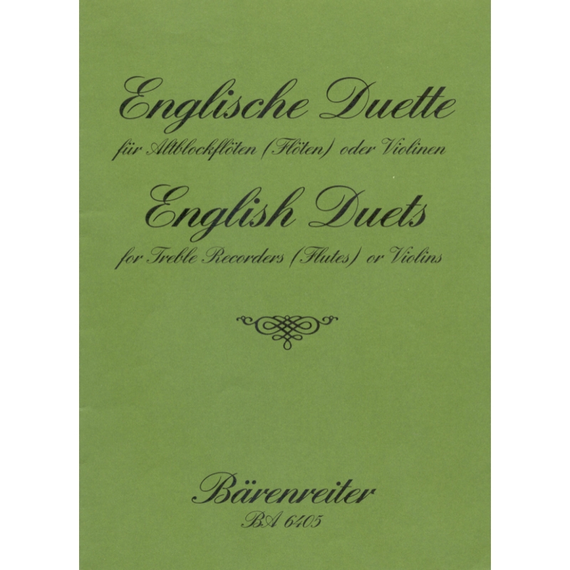 English Duets.  43 Pieces written around 1700.