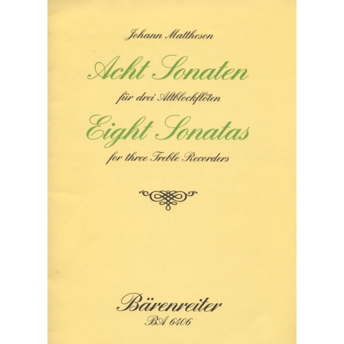 Mattheson J. - Sonatas...