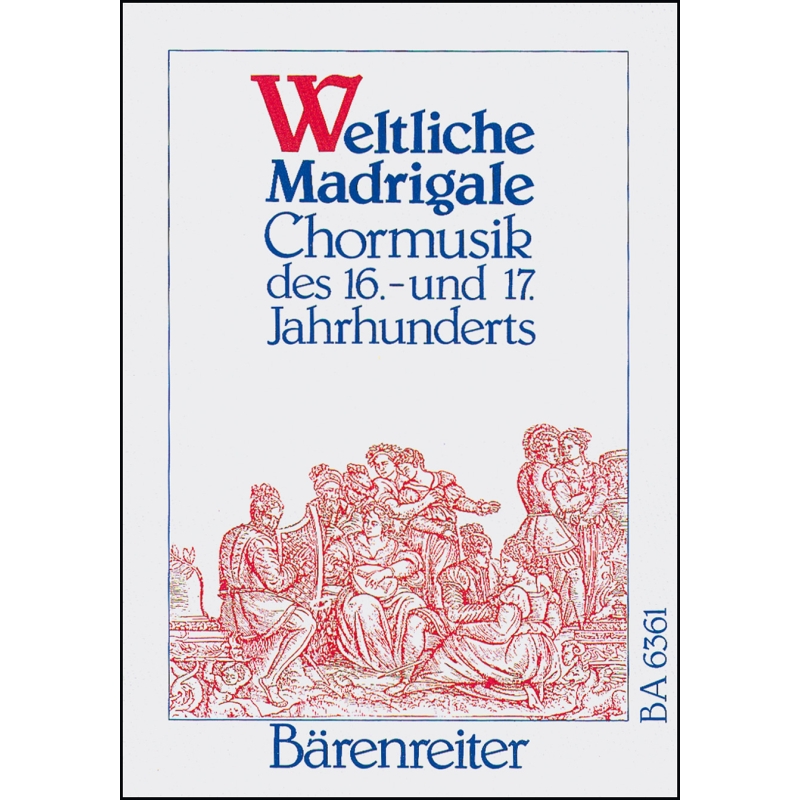 Sacred Madrigals.  Choral Settings from 16th-17th Centuries (G).