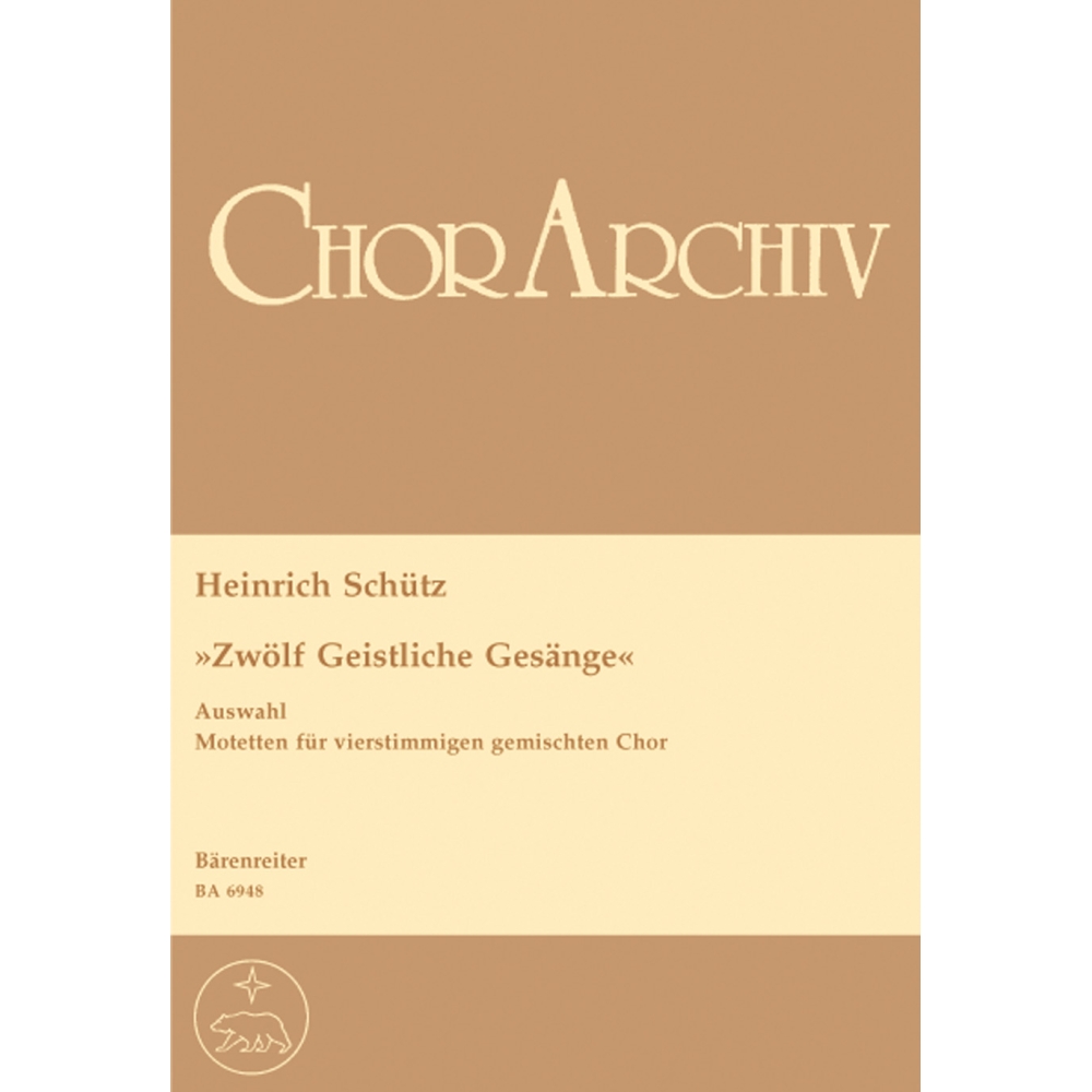 Schuetz H. - Zwoelf Geistliche Gesaenge of 1657 (selection).