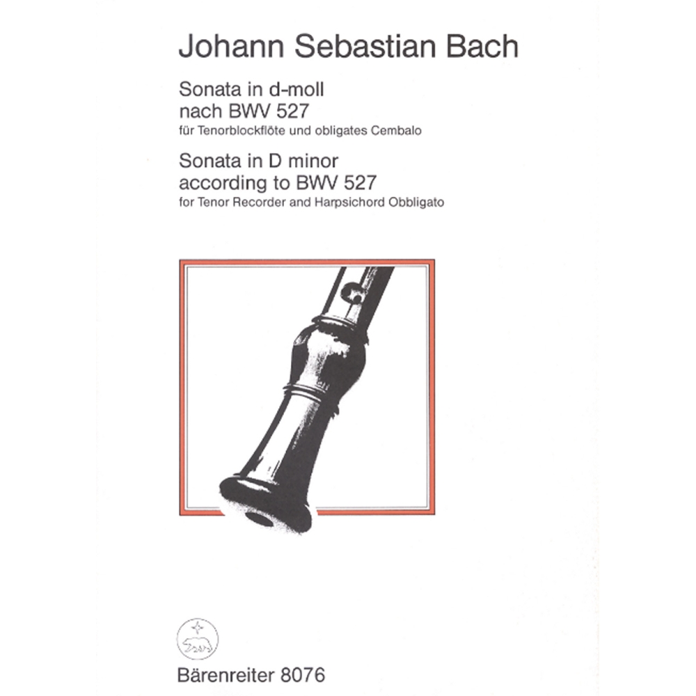 Bach J.S. - Sonata in D minor (BWV 527).