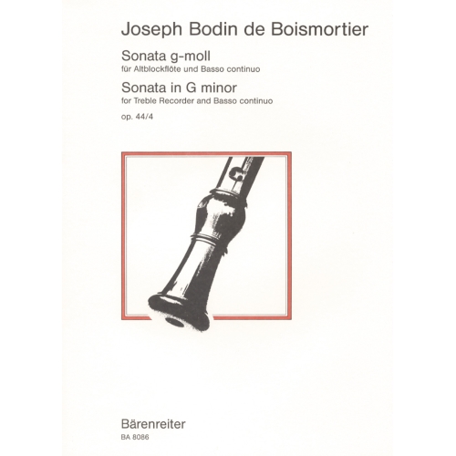 Boismortier J.B. de - Sonata in G minor, Op.44/4.