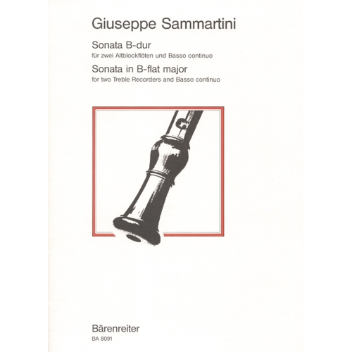 Sammartini G.B. - Trio Sonata in B-flat.