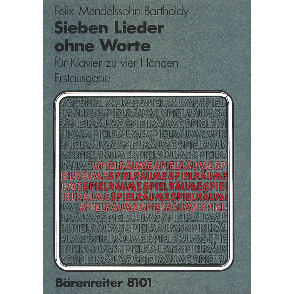 Mendelssohn-Bartholdy F. - Songs without Words arr. Piano Duet: Op.62/ 1-6 & Op.67/ 1.