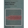 Mendelssohn-Bartholdy F. - Songs without Words arr. Piano Duet: Op.62/ 1-6 & Op.67/ 1.