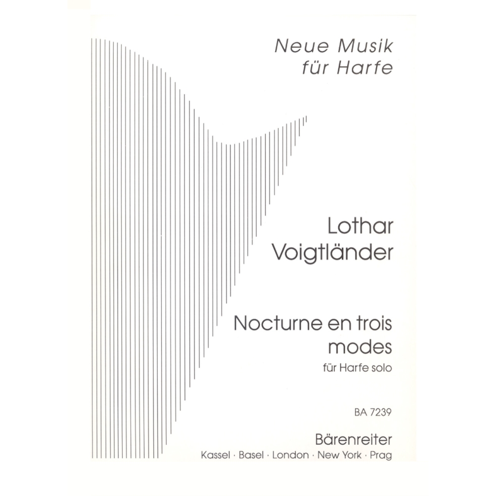 Voigtlaender L. - Nocturne in Three Modes for Solo Harp.