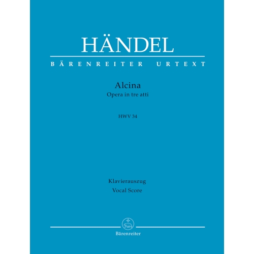 Handel, G F - Alcina (HWV 34) (It) (Urtext).