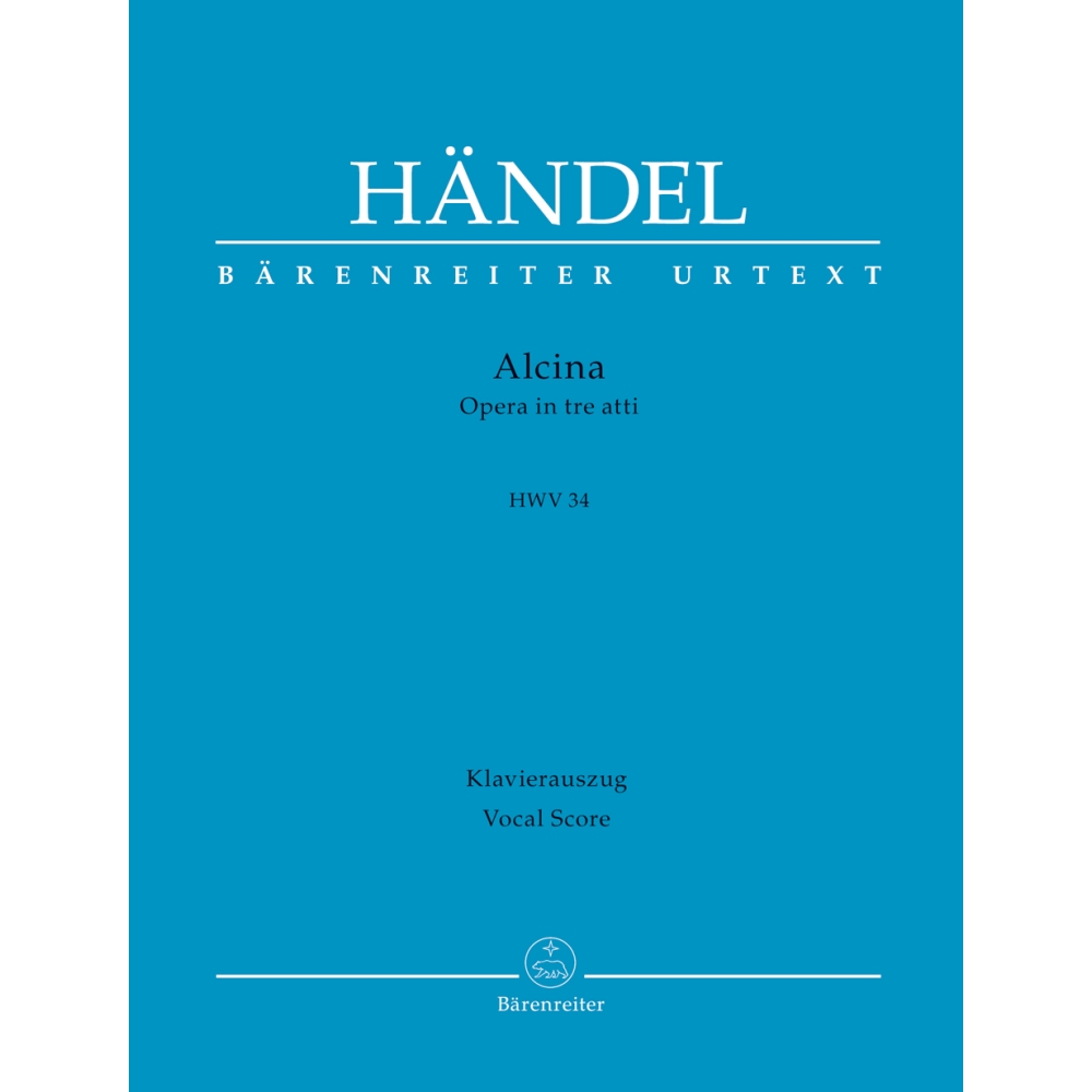 Handel, G F - Alcina (HWV 34) (It) (Urtext).