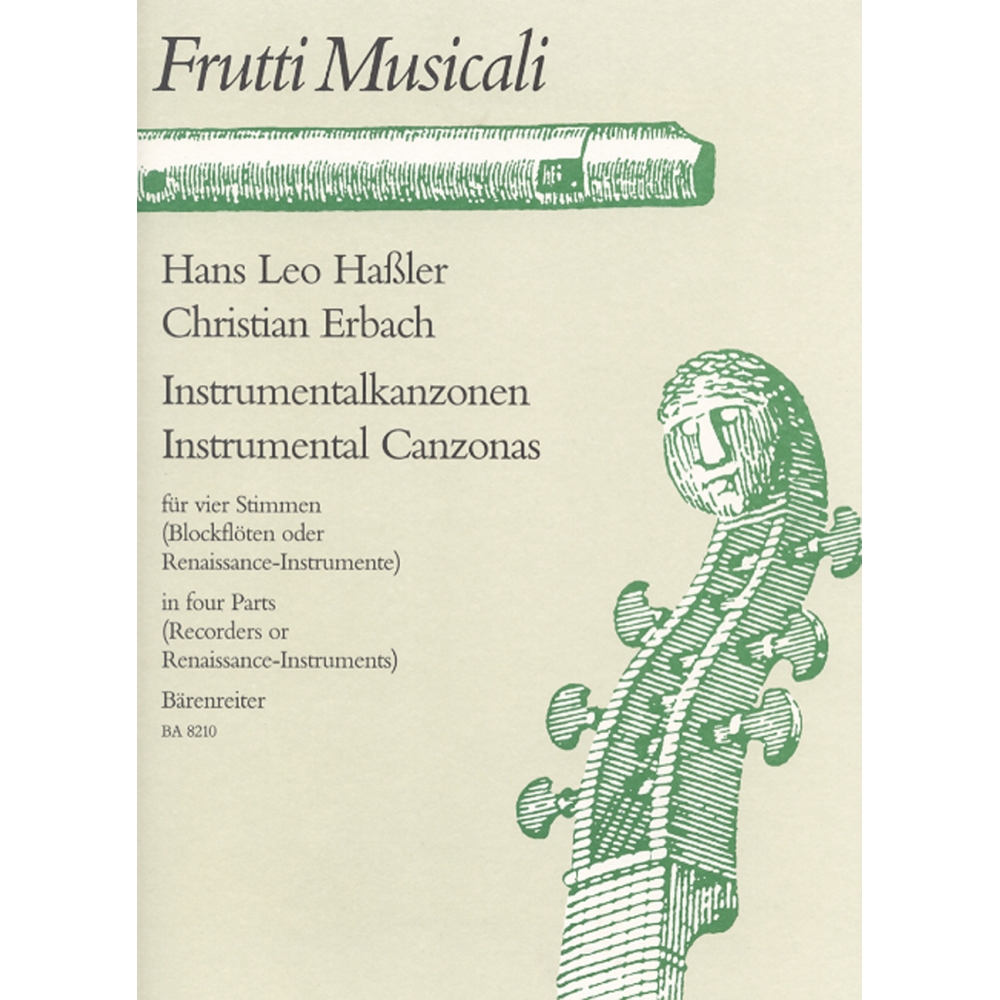 Erbach C. - Instrumental Canzonas. (Together with Canzonas by Hassler).