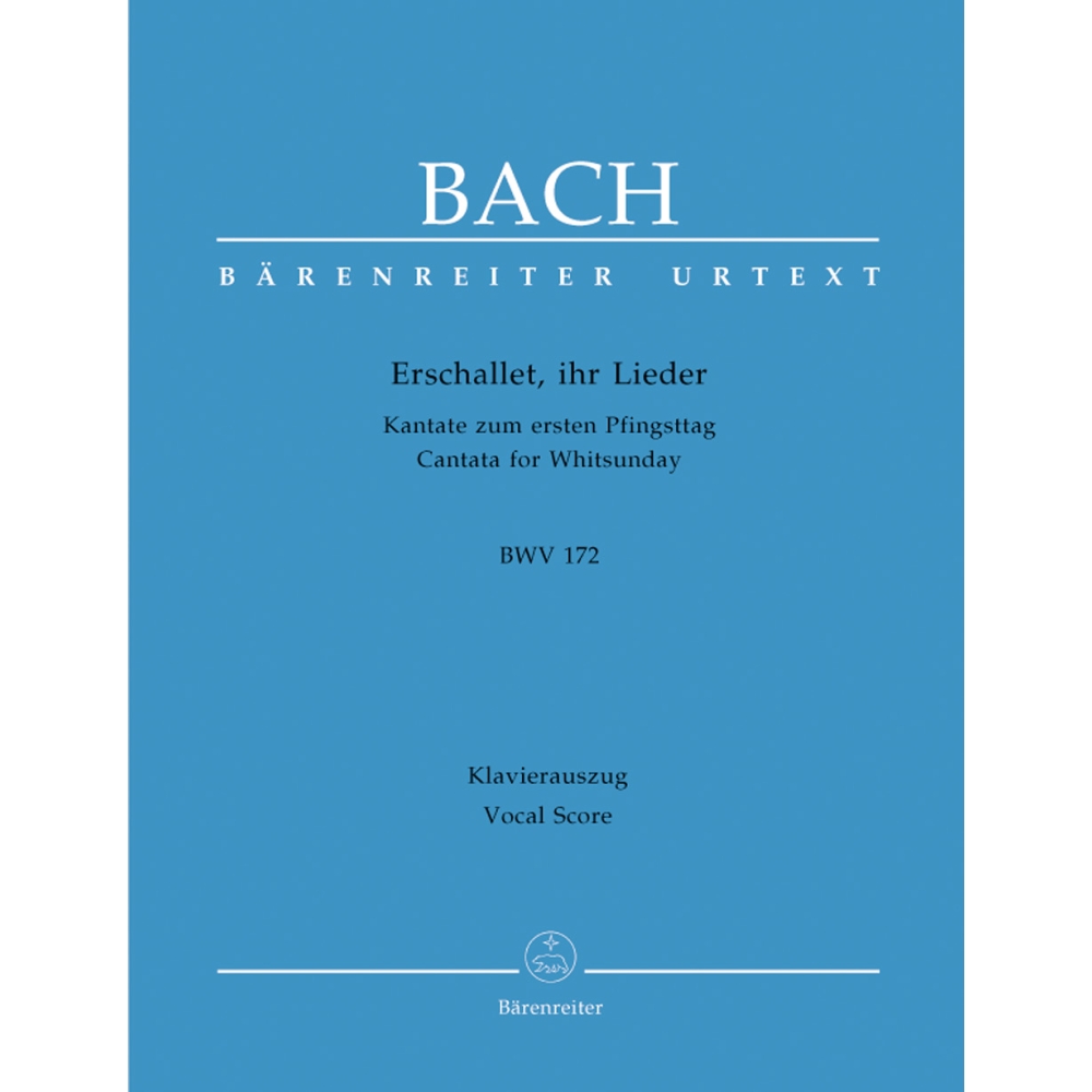 Bach J.S. - Cantata No.172: Erschallet, ihr Lieder (C maj) (BWV 172) (Urtext).