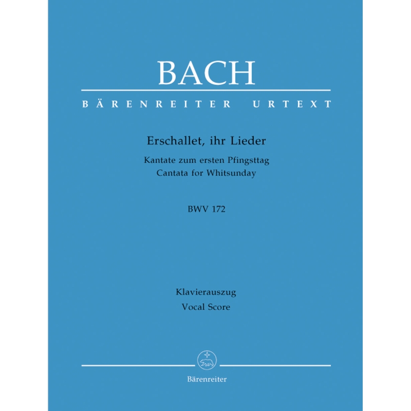 Bach J.S. - Cantata No.172: Erschallet, ihr Lieder (C maj) (BWV 172) (Urtext).
