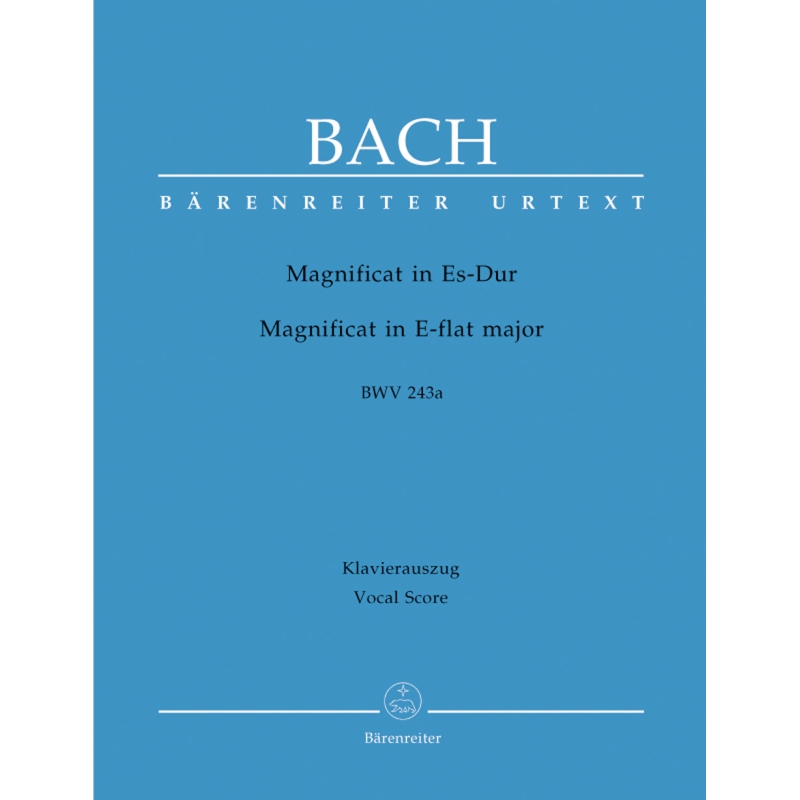 Bach, J S - Magnificat in E-flat (BWV 243a) (Urtext).