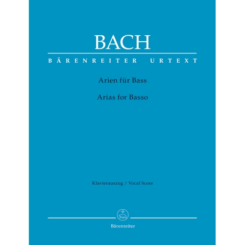 Bach J.S. - Aria Book, The: Bass (Urtext).