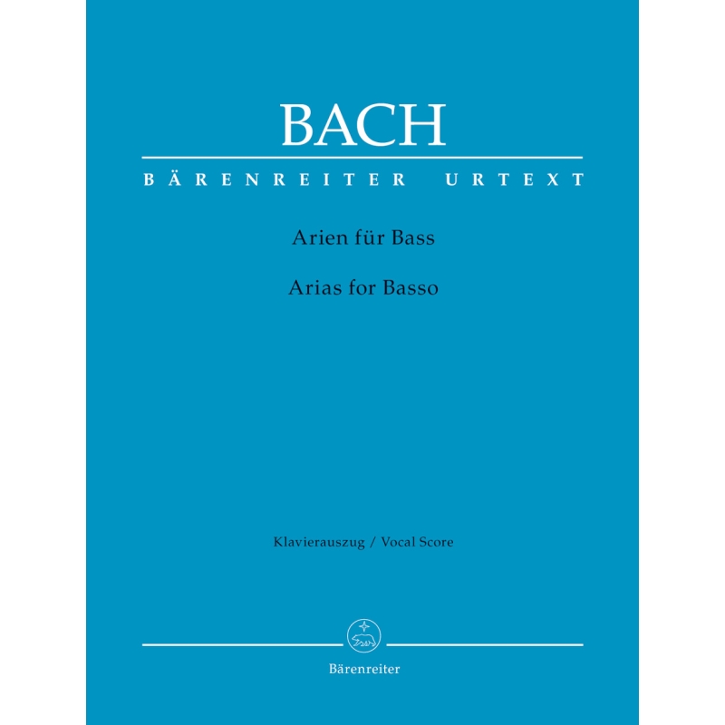 Bach J.S. - Aria Book, The: Bass (Urtext).