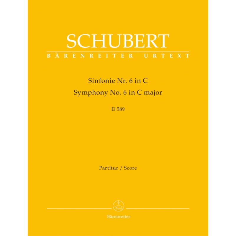 Schubert F. - Symphony No.6 in C (D.589) (Urtext).