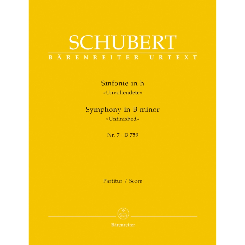 Schubert F. - Symphony No.7 in B minor (D.759) (Unfinished) (Urtext).