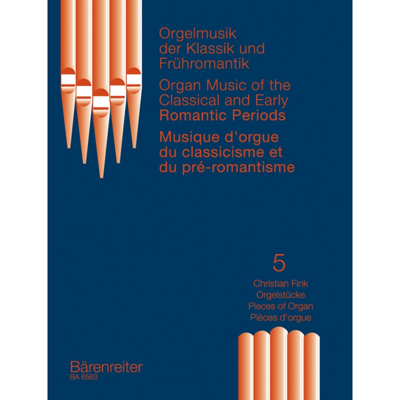 Organ Music of the Classic & Romantic Period, Vol.5.