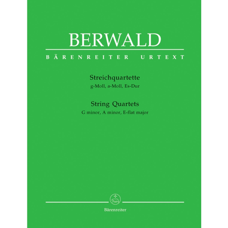Berwald F.A. - String Quartets (G min, A min, E flat maj) (Urtext).