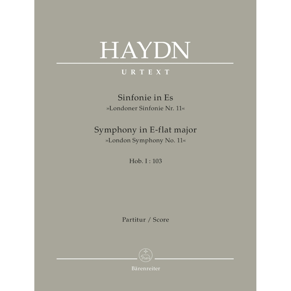 Haydn F.J. - Symphony No.103 in E-flat (Drum Roll) (Hob.I:103) (London No.11)