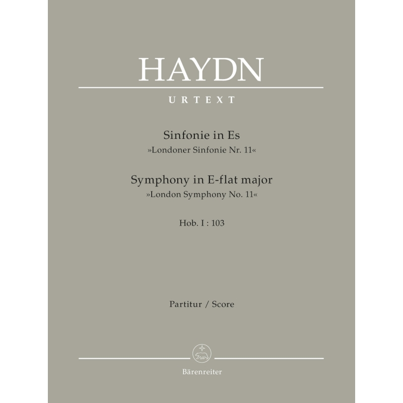 Haydn F.J. - Symphony No.103 in E-flat (Drum Roll) (Hob.I:103) (London No.11)