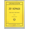 Chausson, Ernest - 20 SONGS 