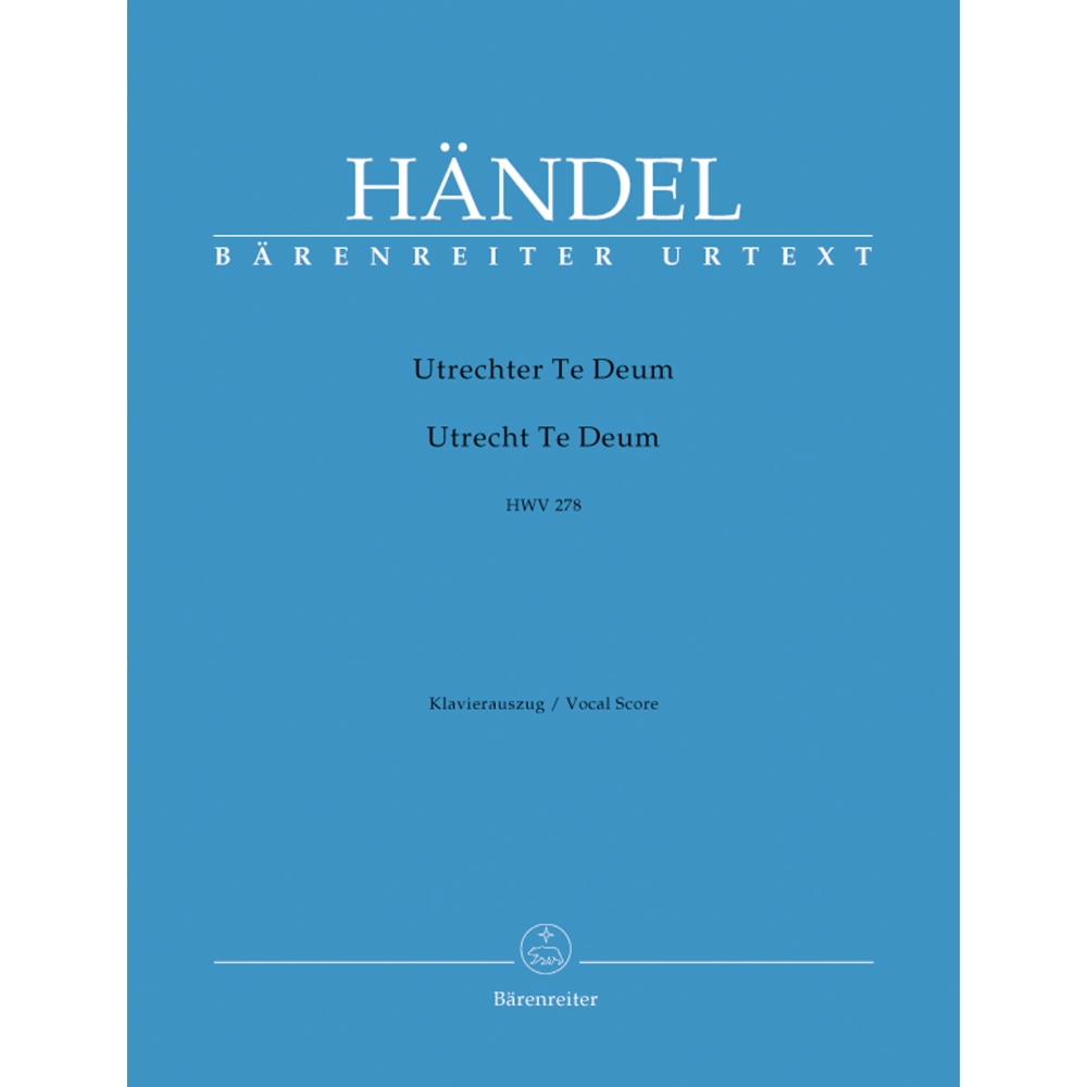 Handel, G F - Utrecht Te Deum (HWV 278) (E-L) (Urtext).