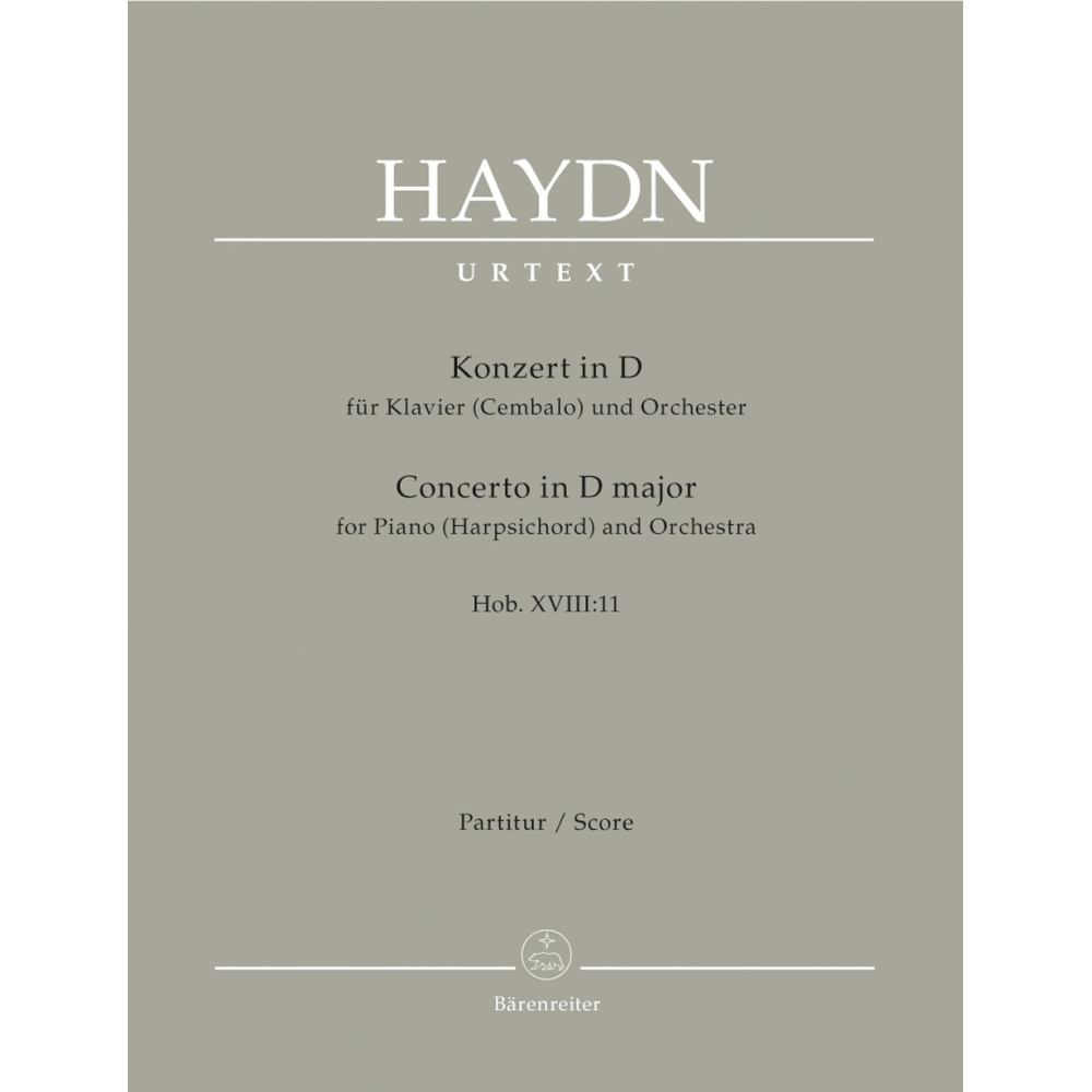 Haydn F.J. - Concerto for Piano (Harpsichord) in D (Hob.XVIII:11) (Urtext).