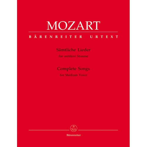 Mozart, W A - Songs for...